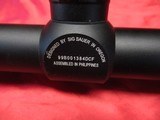Sig Sauer Whiskey3 3-9X50 Scope Nice! - 8 of 10