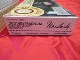 8 Boxes 160 Rds Weatherby 300 Wby Mag Factory Ammo - 4 of 6