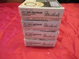 4 Boxes 80 Rds Weatherby 257 Wby Magnum Factory Ammo - 1 of 4