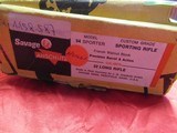 Anschutz Savage 54 Sporter 22LR with Box NICE!! - 24 of 24