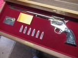Colt New Frontier Ned Buntline Commerative 45 with Walnut Case - 4 of 8