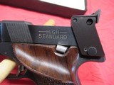 High Standard Super Citation Military Target Pistol 22 with box - 6 of 19