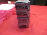 4 Boxes 80 Rds Winchester Super X 223 WSSM Ammo - 1 of 4