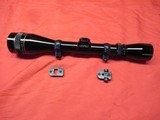 Leupold Vari-X 4X12 Scope with Burris rings and mounts - 1 of 9