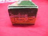 1 Box 50 Rds Remington 22 Rem Jet Factory Ammo - 2 of 5