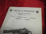 Smith & Wesson 57 6" Nickel 41 Mag with presentation Box and outer shipping sleeve - 4 of 17