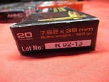 Lot of 520 Rds Factory 7.62 X 39MM Ammo - 3 of 11