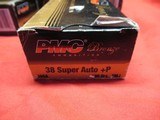 8 Boxes 400 Rds PMC Bronze 38 Super Auto +P Factory Ammo - 2 of 5