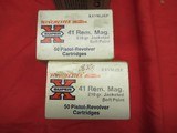 4 Boxes 200 Rds Winchester Super X 41 Rem Mag Factory Ammo - 3 of 5