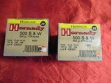 3 Boxes 56 Rds Hornady 500 S&W Factory Ammo - 5 of 7