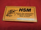 1 Box 20 Rds HSM 500 S&W Factory Ammo - 1 of 4