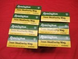 7 Boxes 140 Rds Remington 7MM Weatherby Mag Factory Ammo - 2 of 4
