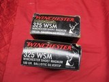 2 Boxes 40 Rds Winchester Supreme 325 WSM Factory Ammo - 2 of 5