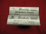 2 Boxes 40 Rds Weatherby 300 Weatherby Magnum Ammo - 2 of 3