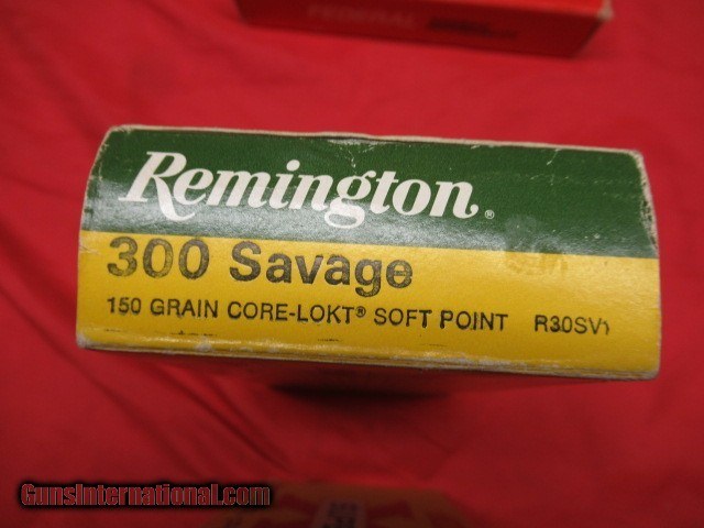 4 Boxes 77 Rds 300 Savage Ammo Federal, Remington & Winchester Super X