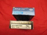 2 Boxes 40 Rds 303 British Ammo PPU & Sellier & Bellot - 2 of 8