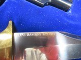 Smith & Wesson 19-3 Texas Ranger 357 & Bowie Knife with Wood Display Case - 3 of 14