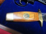 Smith & Wesson 19-3 Texas Ranger 357 & Bowie Knife with Wood Display Case - 4 of 14