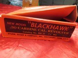 Ruger New Model Blackhawk .30 Carbine Cal with box - 3 of 17