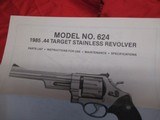 Smith & Wesson Mod 624 Lew Horton 44 spl with box - 5 of 17
