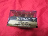 1 Box 20 Rds Federal Low Recoil 380, 1 Box 45 Rds Sig Sauer Elite 380 Ammo - 2 of 5