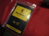 Browning SA 22LR Stainless, Grey Laminate, Octagon with Box - 3 of 21
