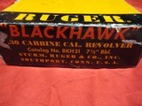 Ruger Blackhawk .30 Carbine NIB! - 16 of 16