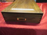Beautiful Richard Clauss Custom Colt Walnut Display Case - 5 of 8