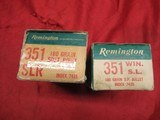 2Boxes 100 Rds Remington 351 Factory Ammo - 4 of 4