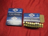3 Boxes 60 Rds PPU 7MM Mauser Factory Ammo - 1 of 4