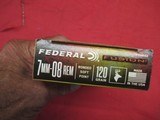 1 Box 20Rds Federal Fusion 7MM-08 Factory Ammo - 2 of 4