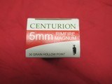 1 Box 50Rds Centurion 5MM Rimfire Magnum Factory Ammo - 2 of 4