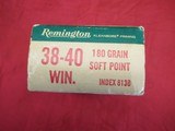 1 Box 50 Rds Remington Kleanbore 38-40 Win Factory Ammo - 2 of 4