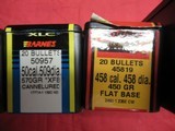Lot of 458, 50 Cal, 45/70 Barnes Bullets Total of 147 bullets - 3 of 5