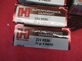 6 Boxes 120 Rds Hornady Superformance Varmint 223 - 4 of 6