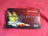 1 Box 20 Rds Hornady Superformance 338 Win Mag Factory Ammo
