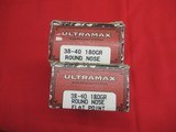 2 Boxes 100 Rds Ultramax 38-40 Ammo - 2 of 4