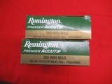 2 Boxes 40 Rds Remington Premier Accutip 300 Win Mag Factory Ammo - 4 of 4