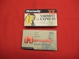 2 Boxes 36 Rds Hornady Varmint 220 Swift Factory Ammo - 1 of 2
