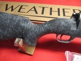 Weatherby MK V Weathermark Tactical Grey 375 H&H Magnum Like New - 3 of 18