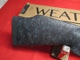 Weatherby MK V Weathermark Tactical Grey 375 H&H Magnum Like New - 4 of 18