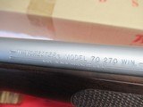Winchester Mod 70 Classic Fwt 270 Win Stainless, Walnut with Box - 17 of 21