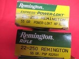 4 Boxes 80 Rds Remington 22-250 Factory Ammo - 3 of 7