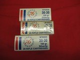 3 Full Boxes 60 RDS Winchester 76 Bicentennial 30-30 Factory Ammo - 2 of 4