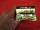 2 Boxes 40 Rds Imperial Savage 22 Hi Power Factory Ammo - 2 of 4