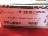 Weatherby MK V Weathermark Sheridan WY WSG 6.5-300 Bronze NIB - 22 of 22