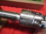 Colt 1860 Army Revolver Black Powder with Stock, Belt Buckle & Walnut Case - 17 of 19