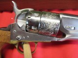Colt 1860 Army Revolver Black Powder with Stock, Belt Buckle & Walnut Case - 13 of 19
