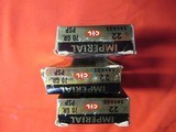 3 Boxes 60 Rds Imperial 22 Savage Factory Ammo - 2 of 3