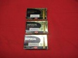 3 Boxes 60 Rds Imperial 22 Savage Factory Ammo - 1 of 2